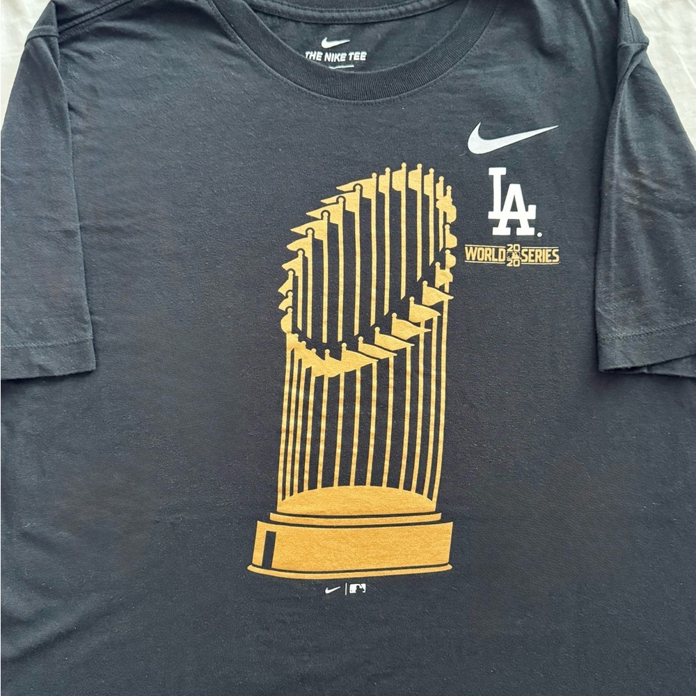 Nike Tee | LA Dodgers 2020 World Series Champion - Black & Gold | Size M